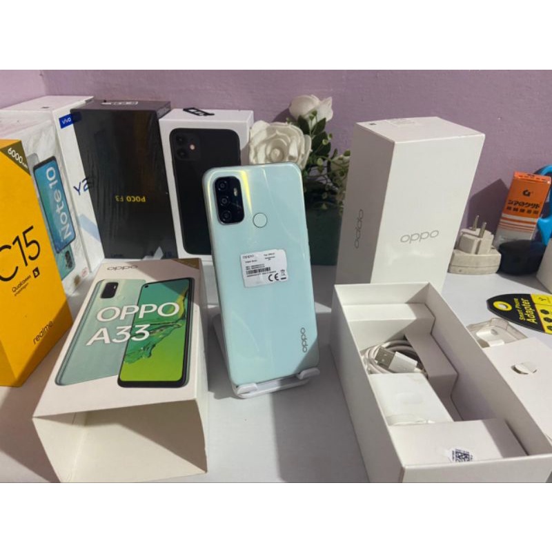 handphone scound murah likenew  oppo A33 fullset ram 3/32 no minus mulus murah hp scound