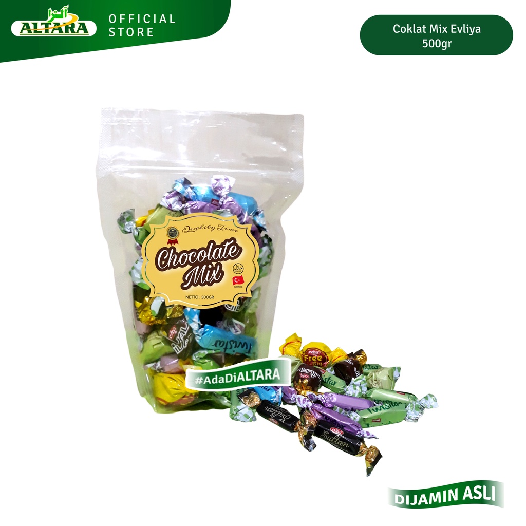 

Coklat Turki Evliya Mix 500gr