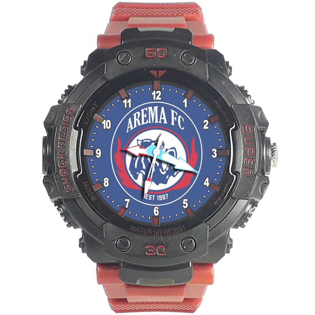 Jam Tangan  AREMA MOTIF 3 Bagus