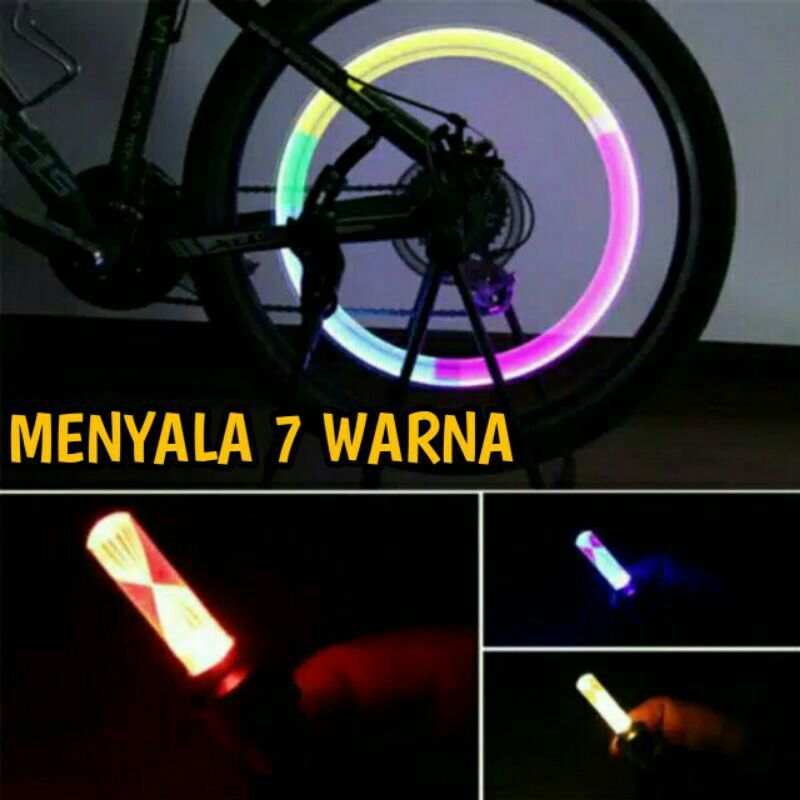 Tutup Penti LED 7 Warna (1 Pcs) - Menyala 7 warna free batrai