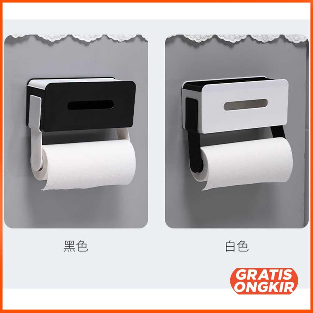 Gantungan Tempat Tisu Toilet Dapur Tissue Wall Mount - RV650