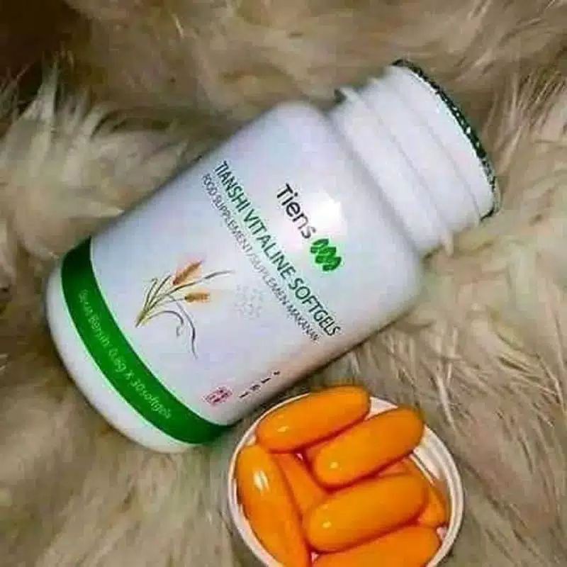 Vitaline soft capsule pemutih wajah badan perbiji ori tiens