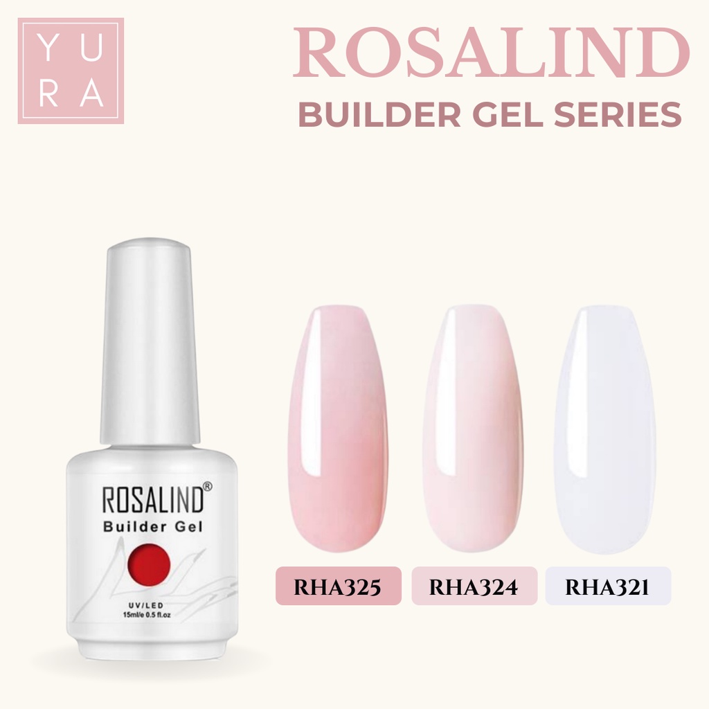 Rosalind Builder Gel 15ml (Botol Besar) Nail extensions