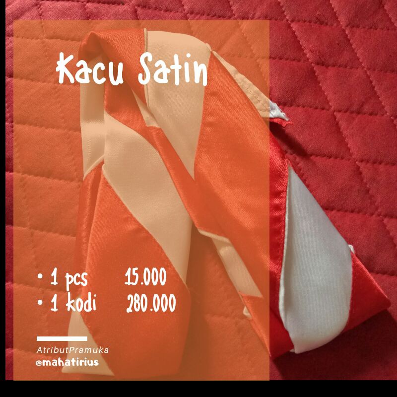 Kacu Satin Pramuka Lembut