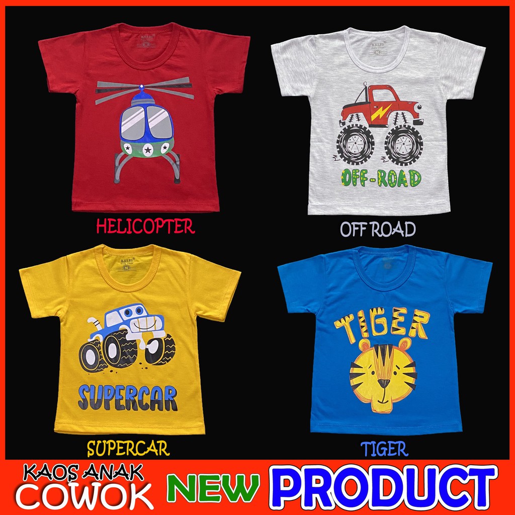  BAJU  KAOS  BAYI ANAK  UNISEX COWOK CEWEK NEW COLOR 