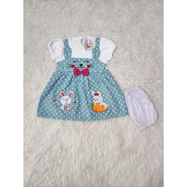 baju bayi perempuan dress babygirl hsn8