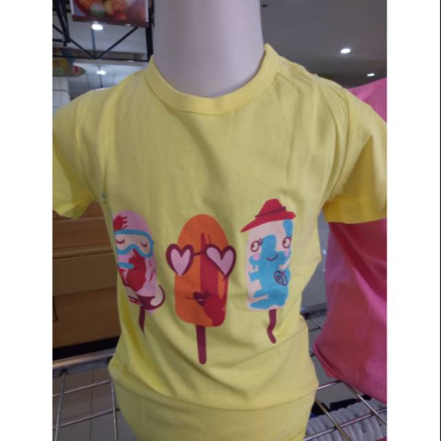 Baju anak import  wanita umur 2tahun kancing bahu