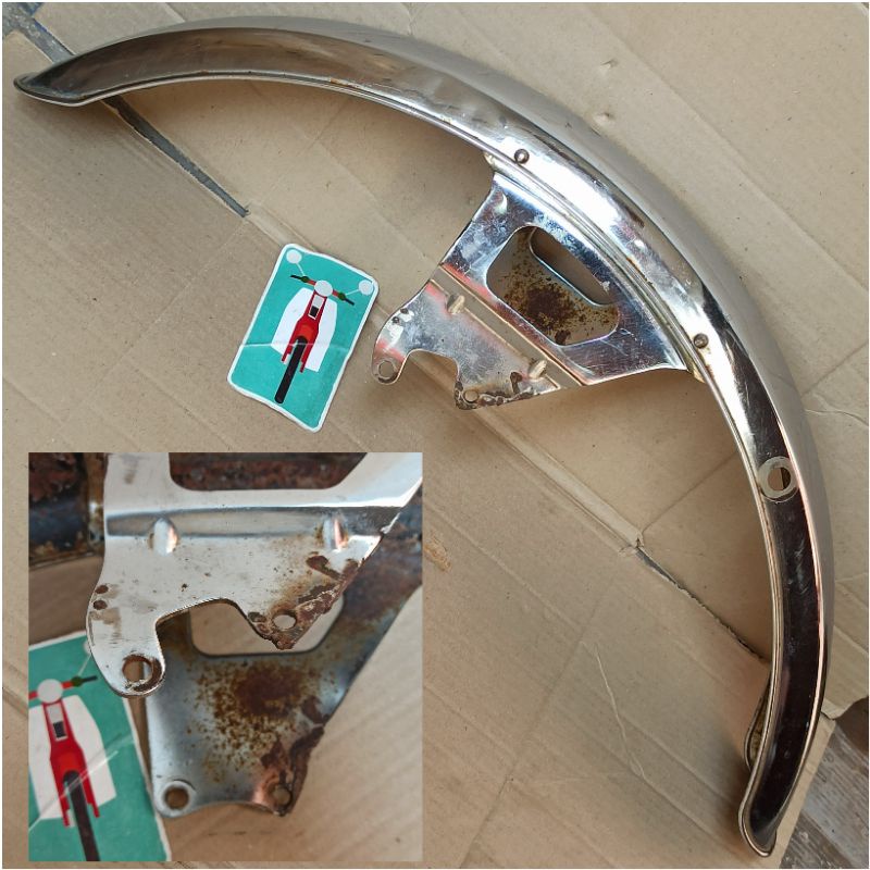 spakbor slebor fender depan honda GL 100 125 ori original second bekas copotan