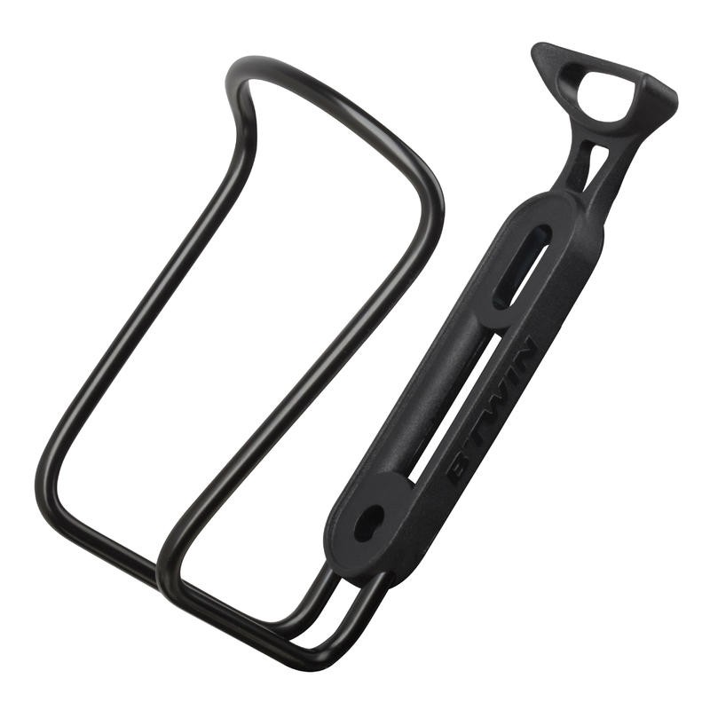 TRIBAN 100 Tempat Botol Minum Sepeda Bahan Metal Bike Metal Bottle Cage - Hitam