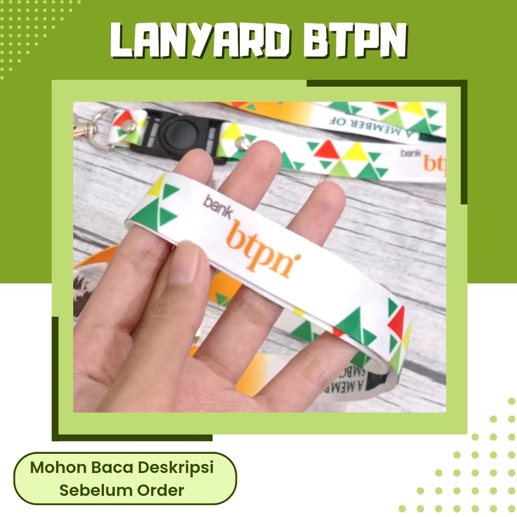 

Pancawarna - Cetak Lanyard BPTN | custom logo | print lanyard - gantungan hp - holder - yoyo logo