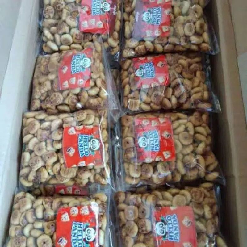 

Hello Panda 1 kilo Cokelat Cookies Strawberry