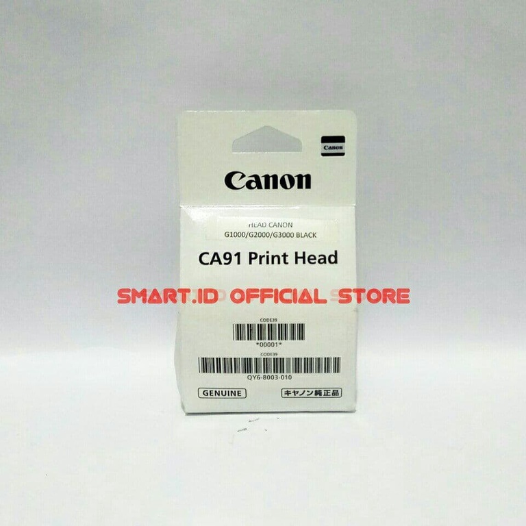 Print Head Cartridge Canon CA91 Black G1000 G2000 G3000 Tinta Printer