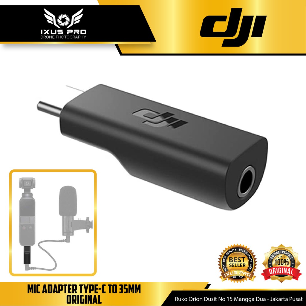DJI Osmo Pocket USB-C to 3.5mm Mic Adapter ORIGINAL