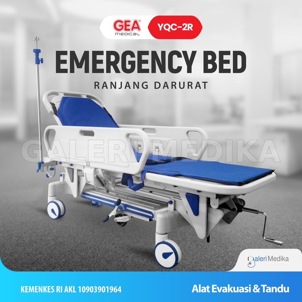 Emergency Bed GEA YQC 2R / YQC2R / YQC-2R - Ranjang Darurat