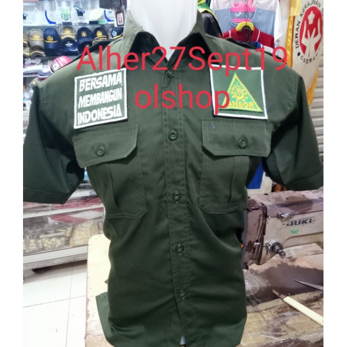 kemeja Ansor baju Ansor seragam Ansor kemeja GP Ansor baju GP Ansor seragam GP Ansor