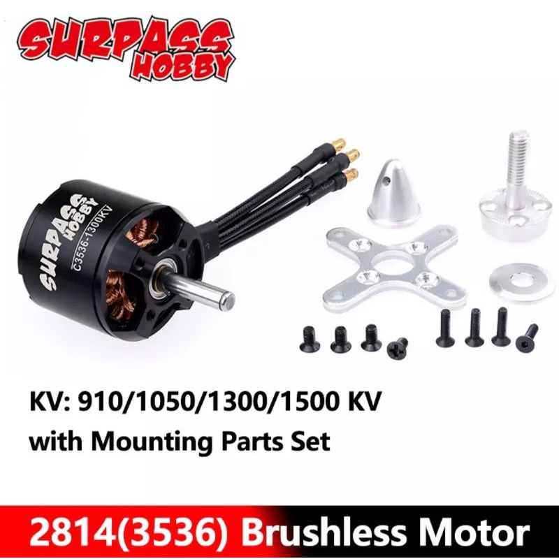 Surpass Hobby C3536 2814 Brushless Motor RC Drone Airplane Quadcopter