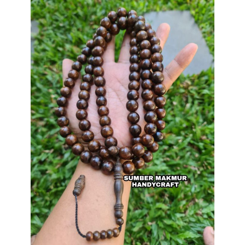 Tasbih Gaharu Wangi / Tasbih Kayu Gaharu Kalimantan Asli / Tasbih 99 / Tasbeh Gaharu