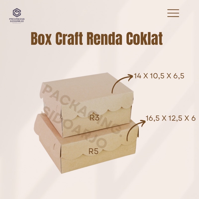 

Snack Box R3/Kotak Kue R3/Kotak Roti R3 Uk.14x10,5x6,5/Kotak Kue/Dus Kue Isi 2/Kotak Roti