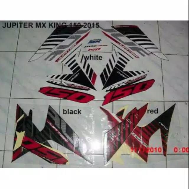 Sticker Striping Ori / Standar Jupiter Mx King 150 2015-2016