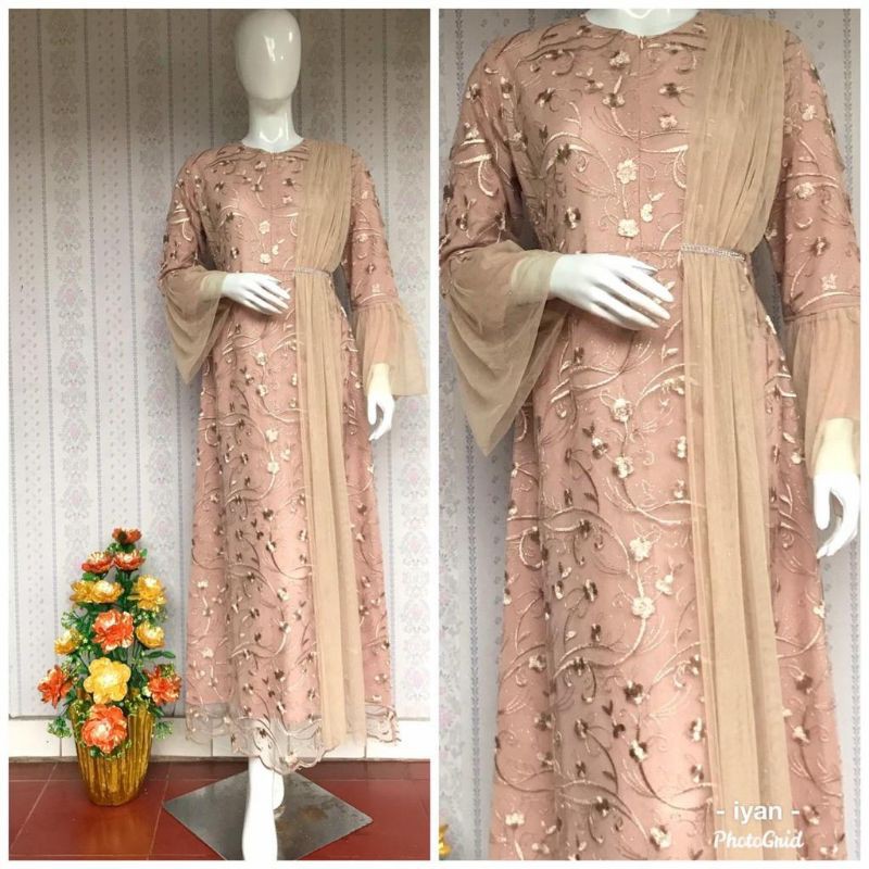 COD GAMIS REAL PICT/GAMIS SELENDANG/DRESS MEWAH