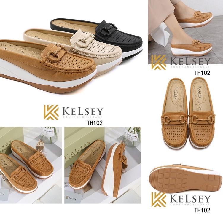 SC.834 ◦ Kelsey Sandal Wedges 5cm TH102 Sandal Wedges Wanita