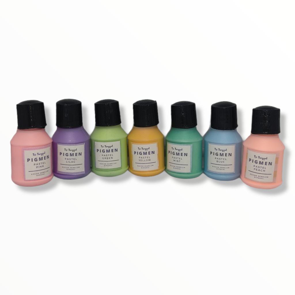 

Pigmen Pastel 12gr Mini Pewarna Sablon Clay Pigment Color Slime Waterbased Tie Dye Pigment Cat Warna Warni Air Cair Cairan Liquid Paint Painting Kerajinan Prakarya Art Seni Kesenian Perlengkapan Gambar Mewarna Lukis Craft 12 gr Surga Motor Malang