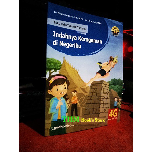 Buku Teks Tematik Terpadu 4G untuk SD Kelas 4 K13 Edisi Revisi - Yudhistira