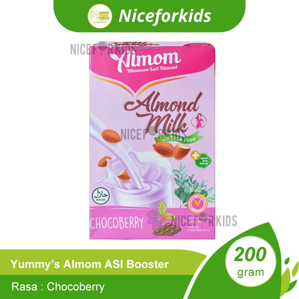 Almom Asi Booster Milk Susu Almond Pelancar ASI Yummy