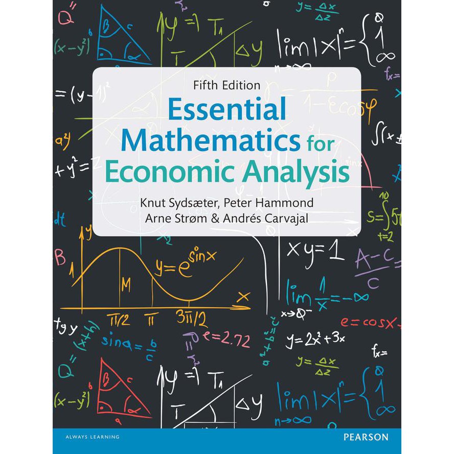 Essential Mathematics For Economic Analysis By Knut 5E (2016)