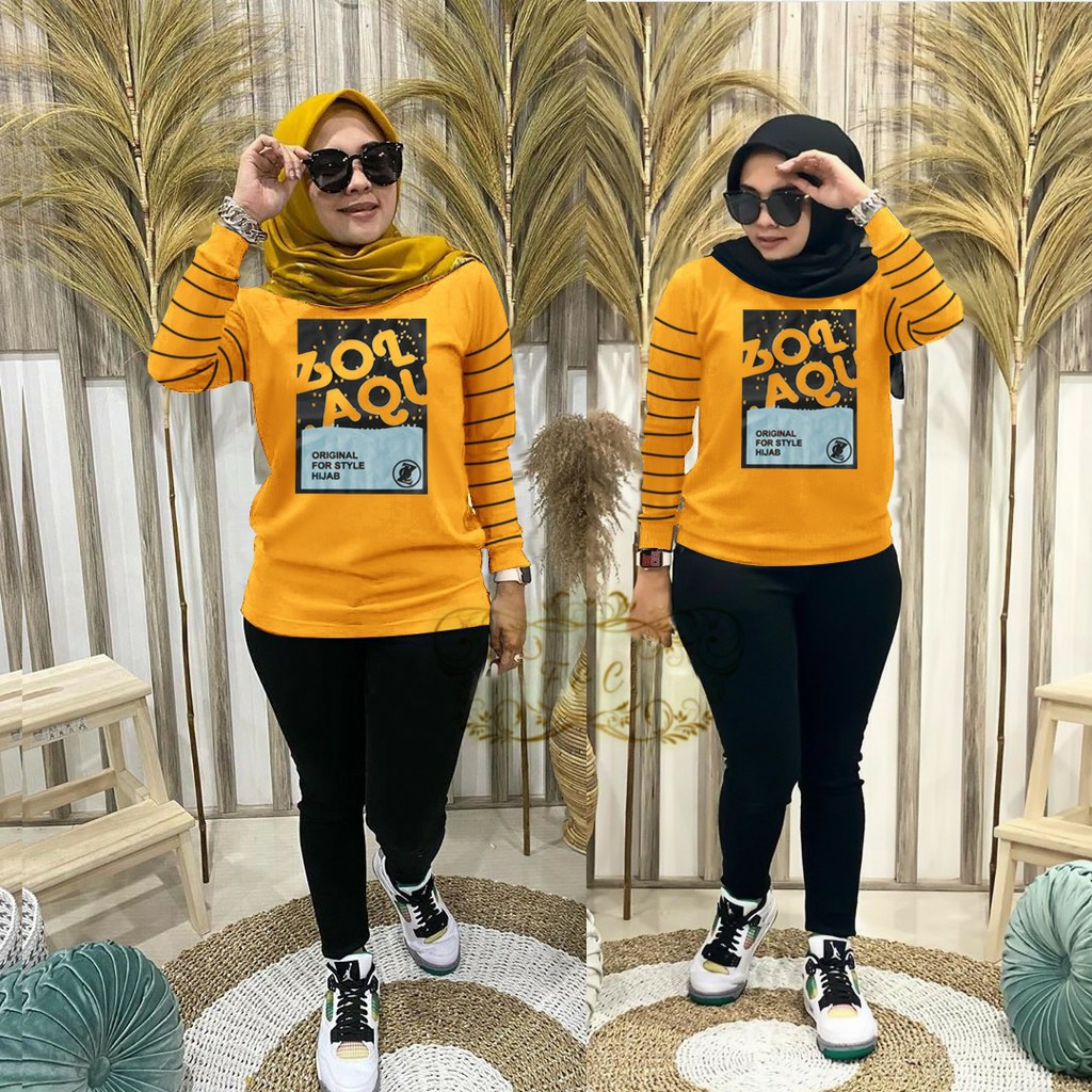 setelan training wanita hanifah zolaqu/setelan olah raga/setelan casual/fashion wanita muslim/murah