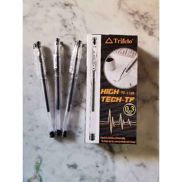 

bolpen hitech trifelo 0.3 harga per 1 dusin ( 12 pcs)