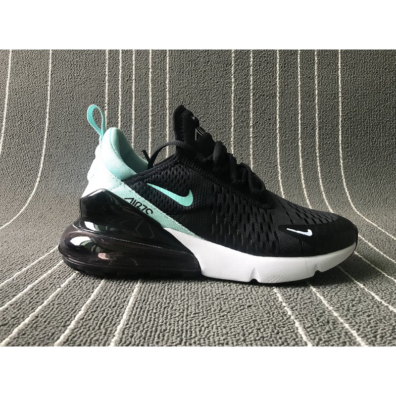 Sepatu Sneakers Lari Pria Model Nike Air Max 270 Tiffany Vibes Warna Hitam | Shopee Indonesia
