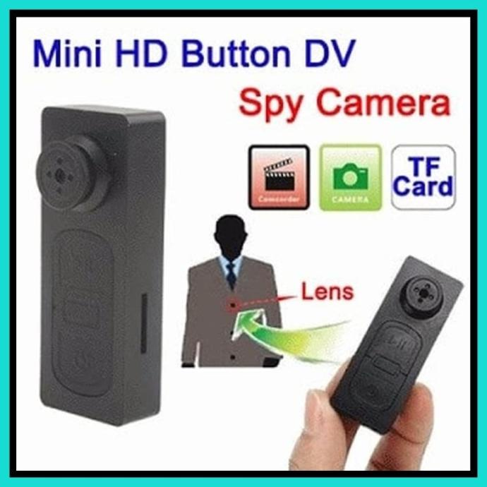 HT - Spy Cam Model Kancing Baju - Small Kamera Pengintai Mini 918