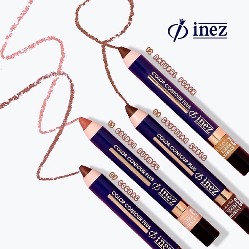 Inez Color Contour Plus Eyeshadow Pencil