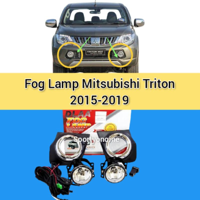 Fog lamp Mitsubishi Triton 2015-2019 MB839