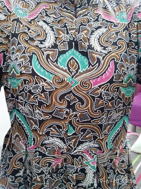 Ms Gamis Batik Sriwedari Maxi Super Jumbo Xxxxl Ld 128c. Bumil/busui Katun Soga