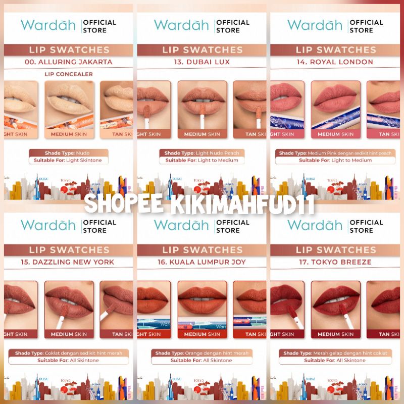 wardah lip paint around the world alluring jakarta
