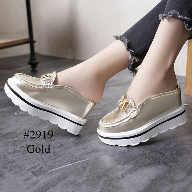 Wedges Slop Wanita Impor Fashion M#2919