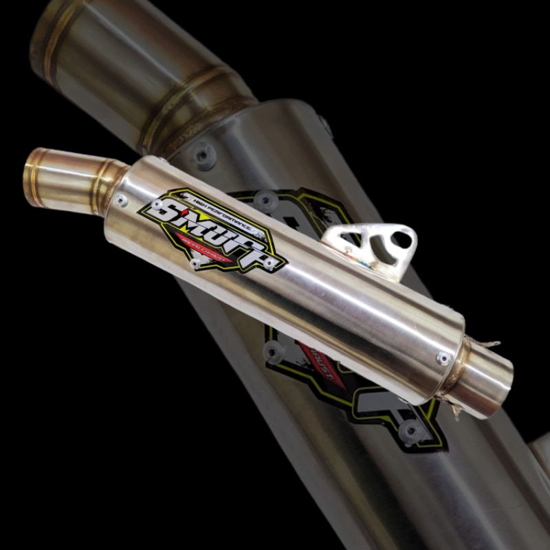 knalpot/silincer only inlet 45 original smuff racing exhaust