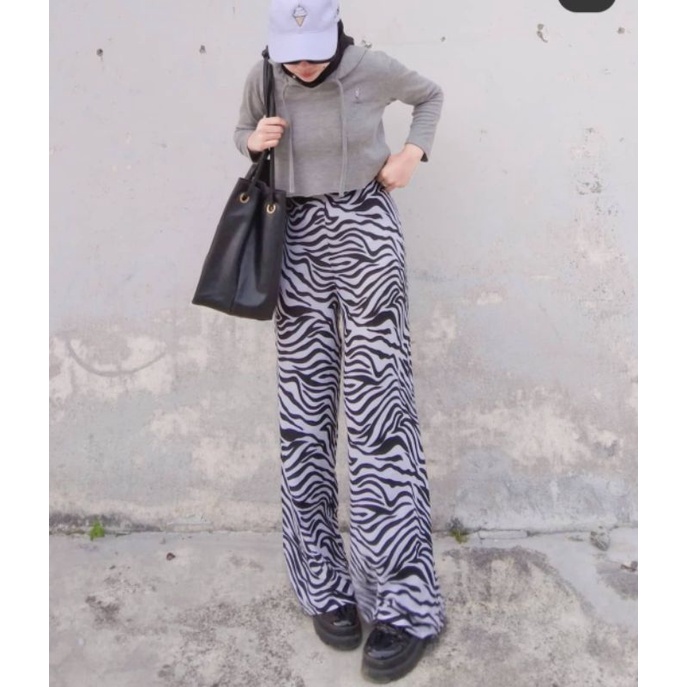 BASIC KULOT HIGHWAIST HW ZEBRA