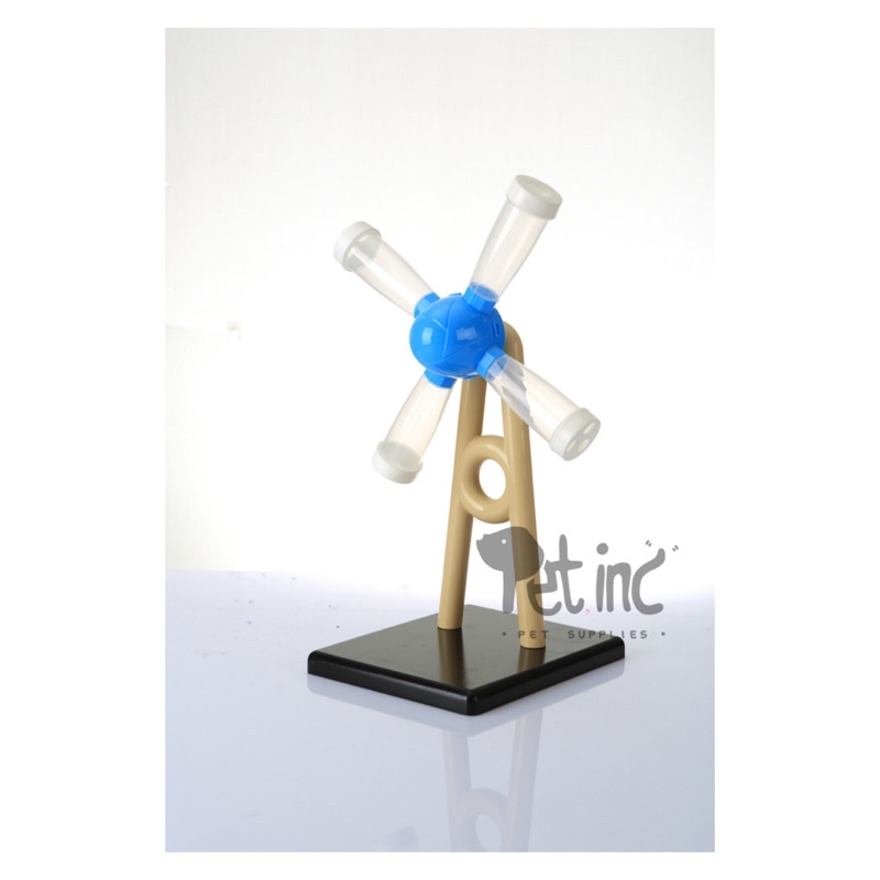 IQ pinwheel throwing treats toys