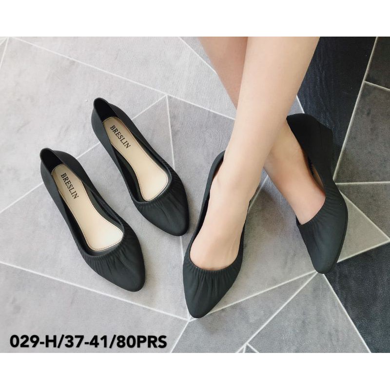 Home-ATIKA Wedges Sepatu Ruffle 4cm