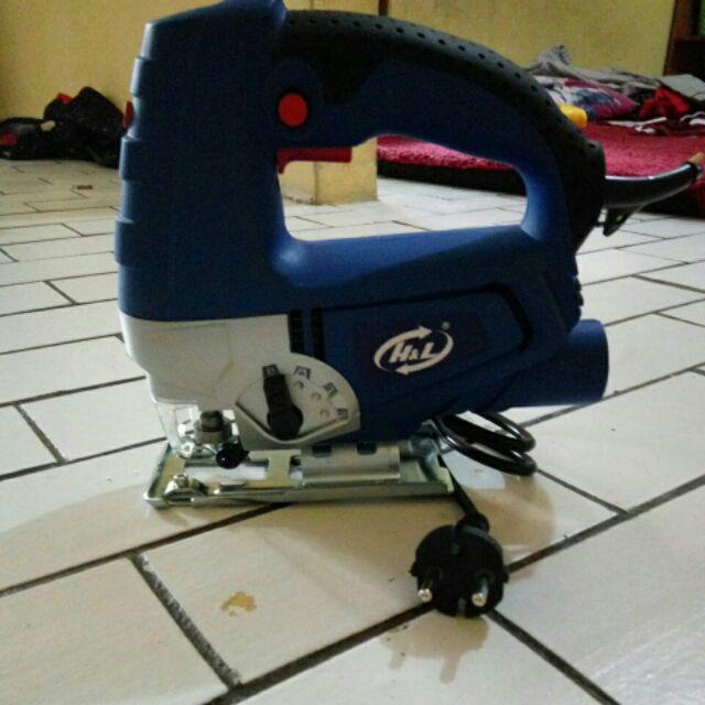 Mesin Gergaji Jigsaw Potong Triplek Hl 6188+ Laser Variable Speed