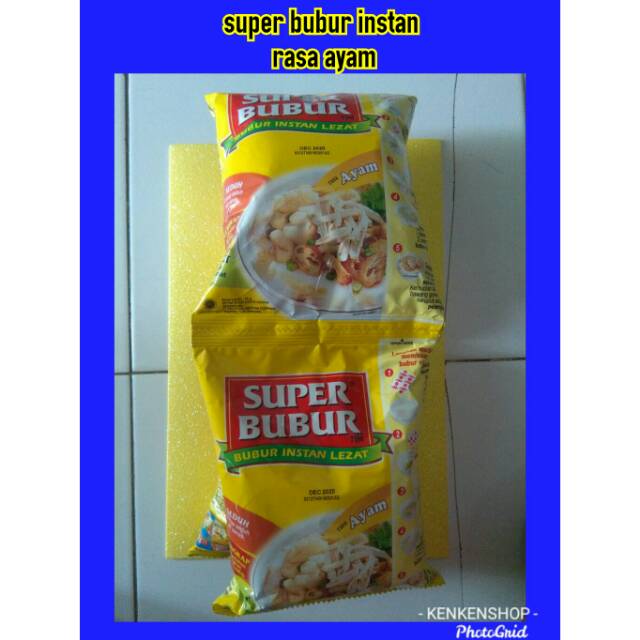 

Super bubur instan rasa ayam
