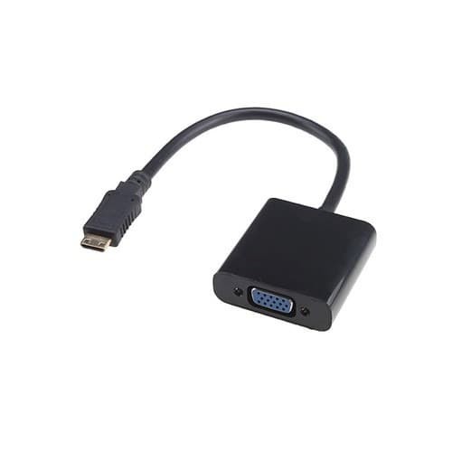 MINI HDTV MALE TO VGA FEMALE CABLE NYK 1080P CONVERTER - KONVERTER MINI HDTV TO VGA FULL HD