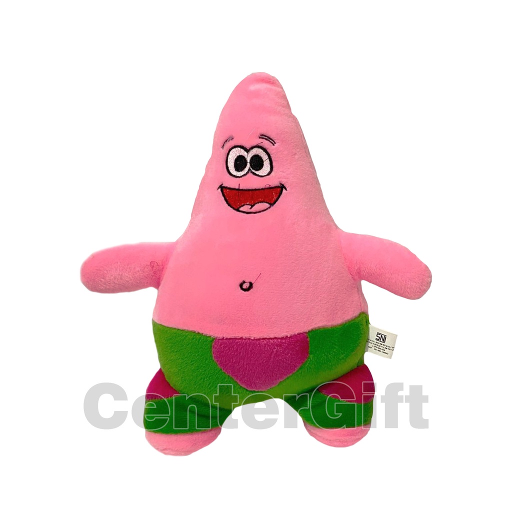 Boneka Patrick  Bahan Halus T40CM Label SNI