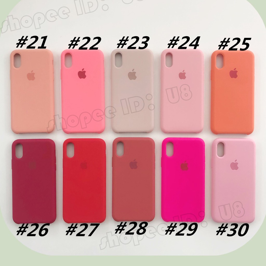 Casing Full Cover Iphone 6 6S Plus 7 8 X XS XR XS MAX case Bahan Silikon Lembut Untuk