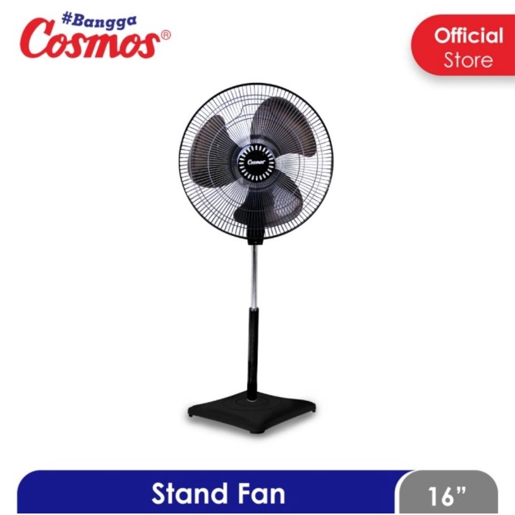 Kipas Angin Berdiri Cosmos 16 SDB Kaki Kotak Stand Fan Cosmos 16 SDB Kipas Cosmos 16-SDB