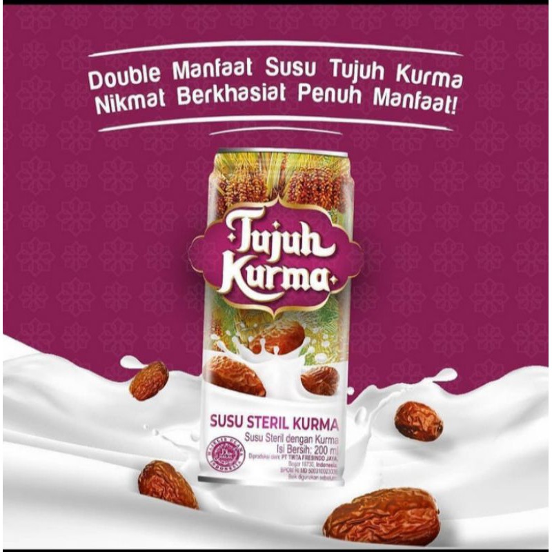 

SUSU STERIL KURMA TUJUH KURMA 200 ML