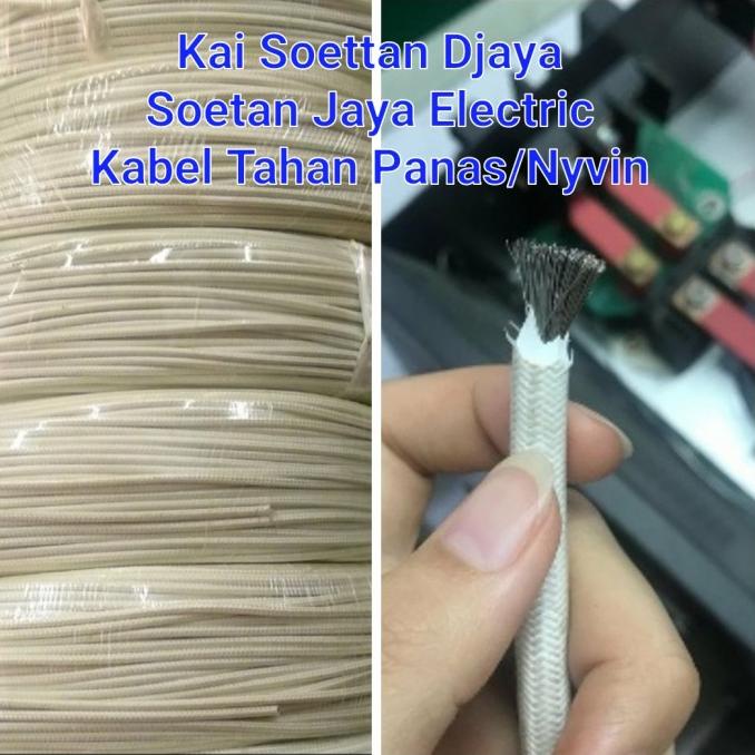 Kabel Tahan Panas 6Mm/Kabel Nyvin 6Mm/Kabel Heater Meteran